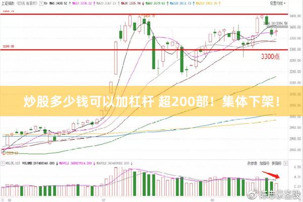 炒股多少钱可以加杠杆 超200部！集体下架！